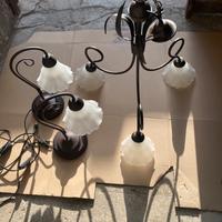 Lampadario + abat jour