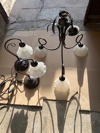 Lampadario + abat jour