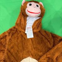 Costume da scimmia intero realistico carnevale