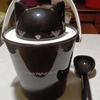 secchiello porta crocchette gatto Armani