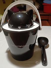 secchiello porta crocchette gatto Armani