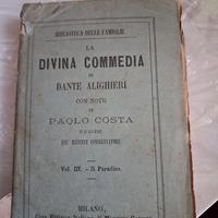 Divina commedia - Paradiso - anno 1863