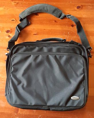 borsa porta PC nera Kraun