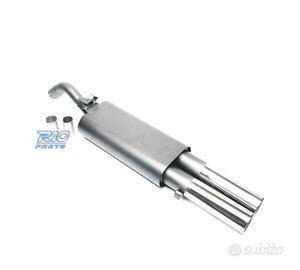 SILENZIATORE DI SCARICO PER VOLKSWAGEN VW GOLF II 
