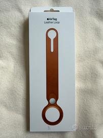 Leather loop + Airtag
