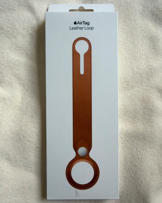 Leather loop + Airtag