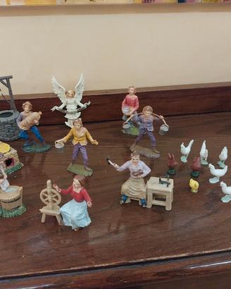personaggi presepe vintage 