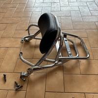 Portapacchi Moto Guzzi  Cromato con Sissy Bar