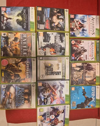 lotto di 13 giochi xbox 360