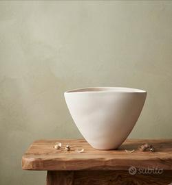 Vaso in terracotta di design alto 19 cm per piante