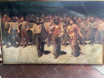 riproduzione di Quarto Stato di P.  da Volpedo