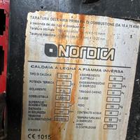 Caldaia legna fiamma rovescia + Boiler 1350L