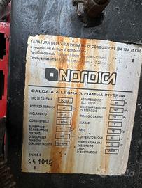 Caldaia legna fiamma rovescia + Boiler 1350L