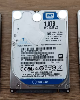 Western Digital Hard Disk 2.5" 1TB Bundle