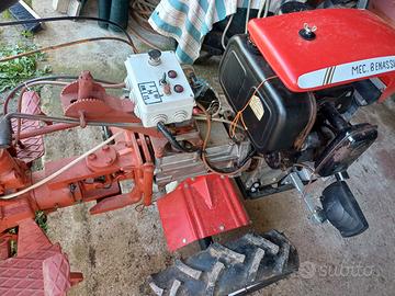 Motozappa con carrello