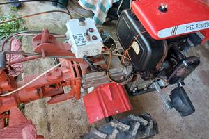 Motozappa con carrello