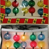 Luci Natale Sfere colorate art 7109 Piselli Incand