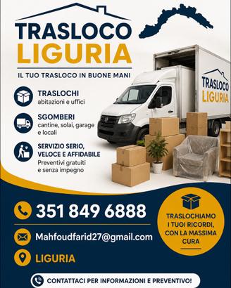 Trasloco liguria - traslochi e sgomberi