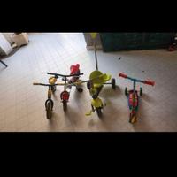 biciclette +  monopattino per bambini