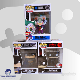 Lotto 3 Funko Pop DC Batman Joker #414 #152 #1195
