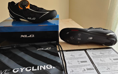 Scarpe bici da corsa XLC Carbon nuove (43-44-45-46