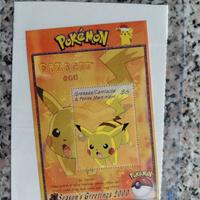 Pokemon francobollo originale