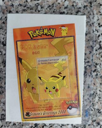 Pokemon francobollo originale