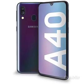 Samsung Galaxy A40 SMA405FN/DS 64GB Black - Nuovo