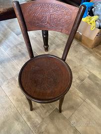 Sedie vintage stile thonet fine 800