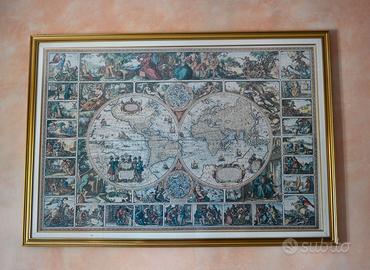 Puzzle 5000 Mappamondo Antico Incorniciato