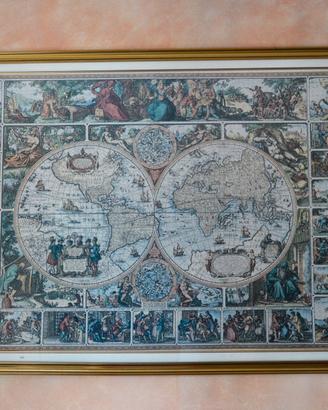 Puzzle 5000 Mappamondo Antico Incorniciato