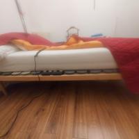 Letto elettrico una piazza e mezza con materasso