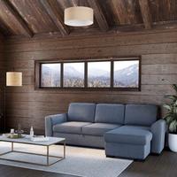 Divano angolare trasformabile in letto 3/4 posti