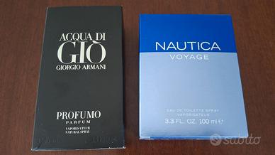 Lotto Acqua di Giò PROFUMO (Raro) + Nautica Voyage