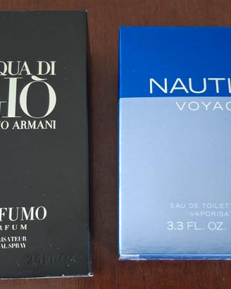 Lotto Acqua di Giò PROFUMO (Raro) + Nautica Voyage