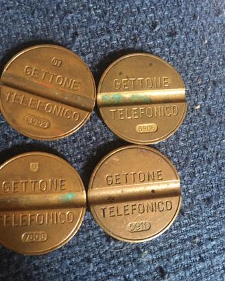 4 Gettoni Telefonici