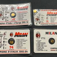 4 medagliette Milan