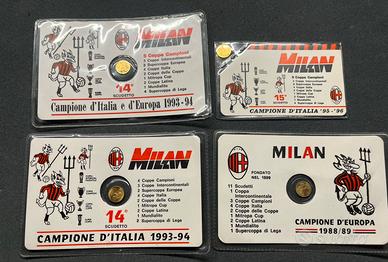 4 medagliette Milan