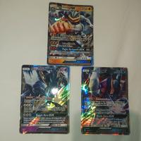 3 carte Pokemon GX+set di carte Pokemon vario tipo