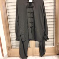 Abito Tai Chi nero Tg. L