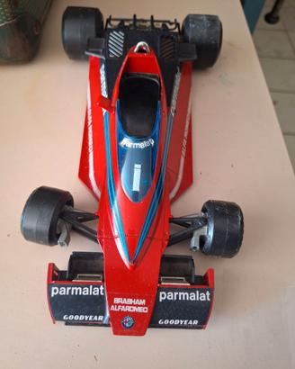 Modellino auto Burago Barbham Parmalat Alfa Romeo