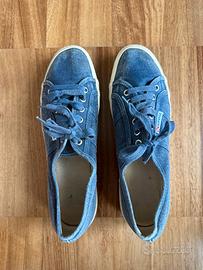 Sneakers Superga blu in tela uomo n. 44