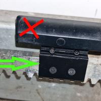 FAAC supporto finecorsa cancello automatico 3D