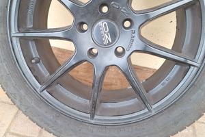 cerchi oz 17.  5x112--  gomme invernali