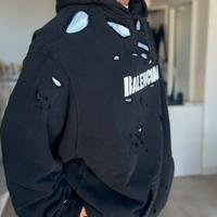 Balenciaga  felpa con Cappuccio  S over size