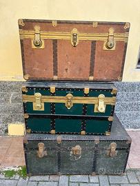 3 Bauli Vintage in Legno