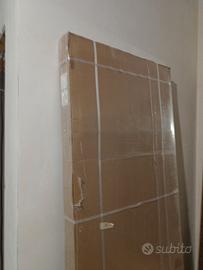 Box doccia 3 lati alluminio vetro maniglie acciaio