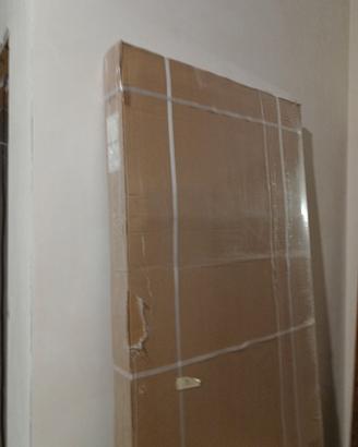 Box doccia 3 lati alluminio vetro maniglie acciaio