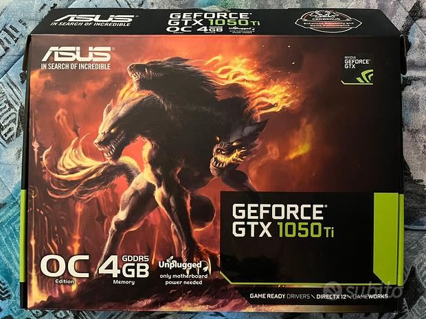 Asus GeForce GTX 1050Ti come nuova in garanzia
 in vendita a Padova