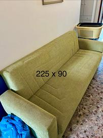 Divano letto ad una piazza
